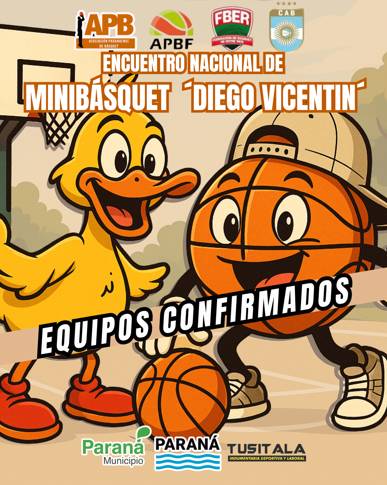 Paraná ya palpita el Encuentro Nacional de MiniBásquet: más de 30 clubes, 12 sedes y cuatro días de pura emoción